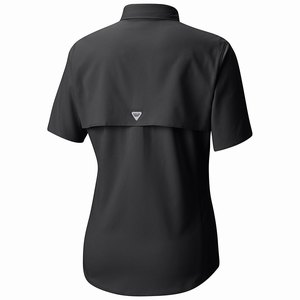 Columbia PFG Tamiami™ II Shortärmad Skjorta Dam Svarta (VHKTQ0285)